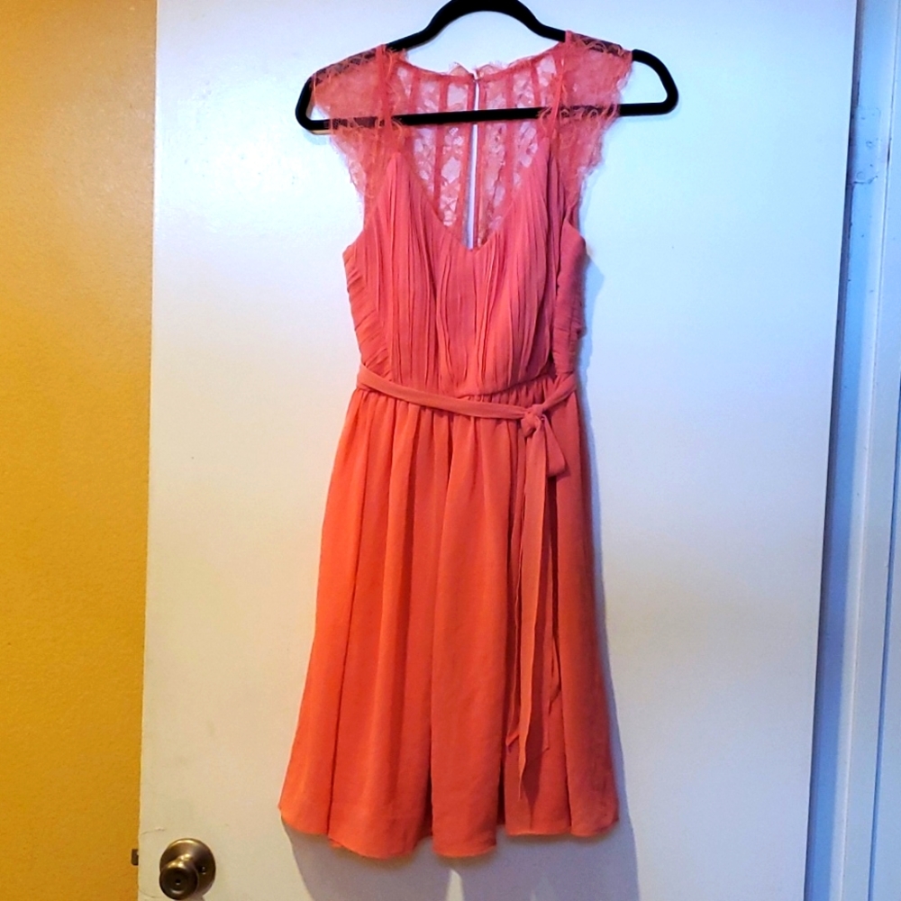 Coral dress